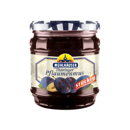 Mühlhäuser Original Thüringer Pflaumenmus stückig 450g foodpipe [Lebensmittel-Lieferservice Rostock]