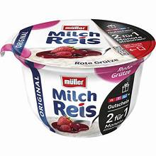Müller Milchreis Original Rote Grütze 200g foodpipe [Lebensmittel-Lieferservice Rostock]