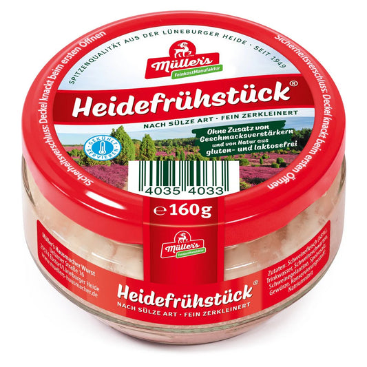 Müllers Hausmacher Heidefrühstück nach Sülze-Art 160g foodpipe [Lebensmittel-Lieferservice Rostock]