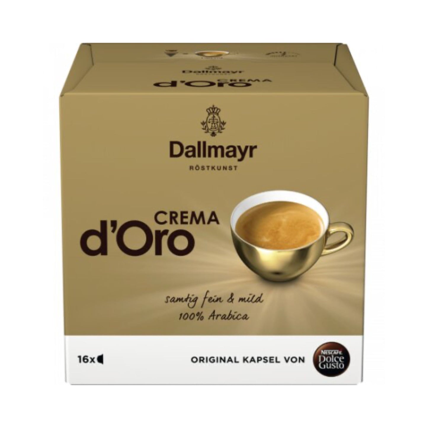 Nescafe Dolce Gusto Dallmayr Crema d Oro 16ST 120g foodpipe [Lebensmittel-Lieferservice Rostock]