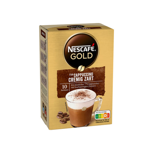 Nescafe Gold Cappuccino cremig zart 10x14g foodpipe [Lebensmittel-Lieferservice Rostock]