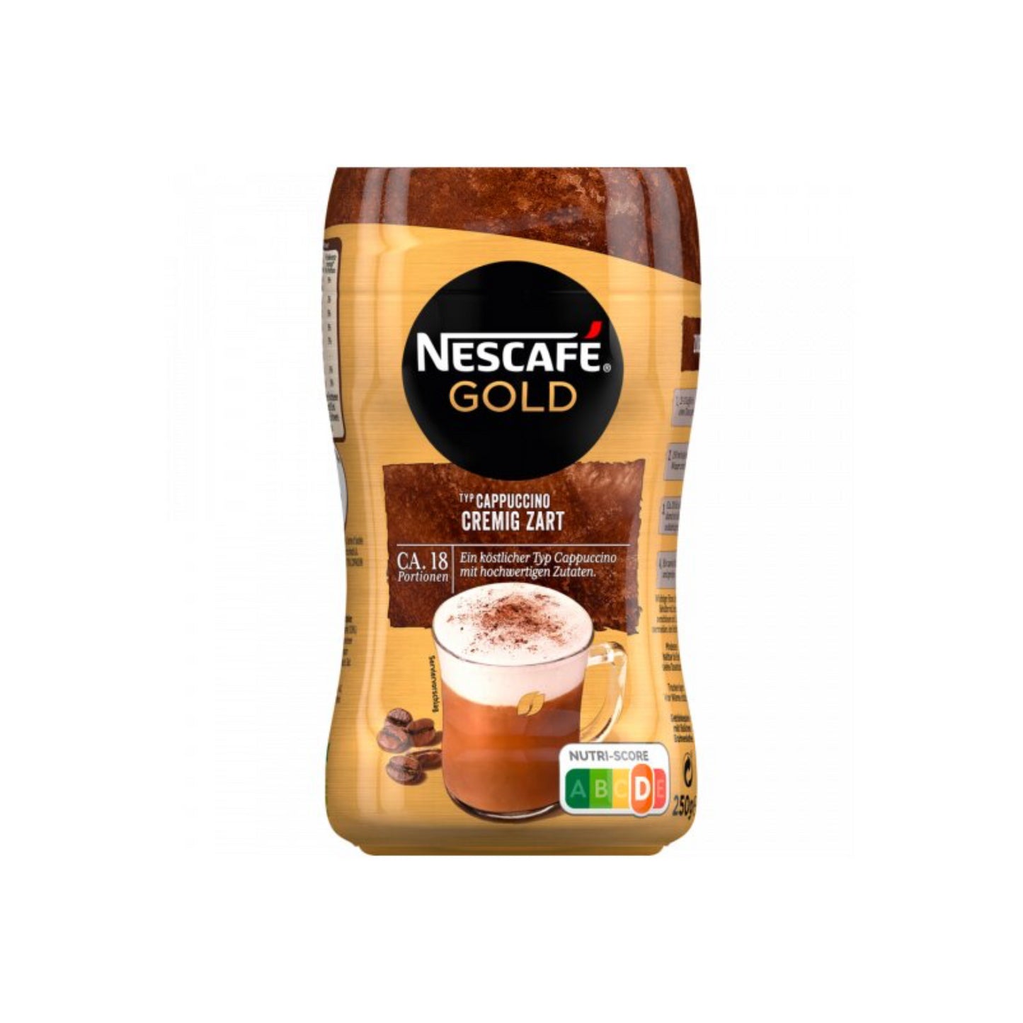 Nescafe Gold Cappuccino gesüsst cremig zart 250g foodpipe [Lebensmittel-Lieferservice Rostock]