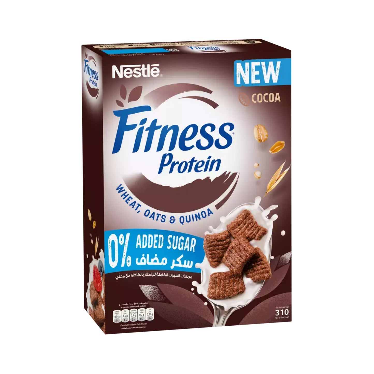 Nestle Fitness Cocoa Protein Cereal 310g foodpipe [Lebensmittel-Lieferservice Rostock]