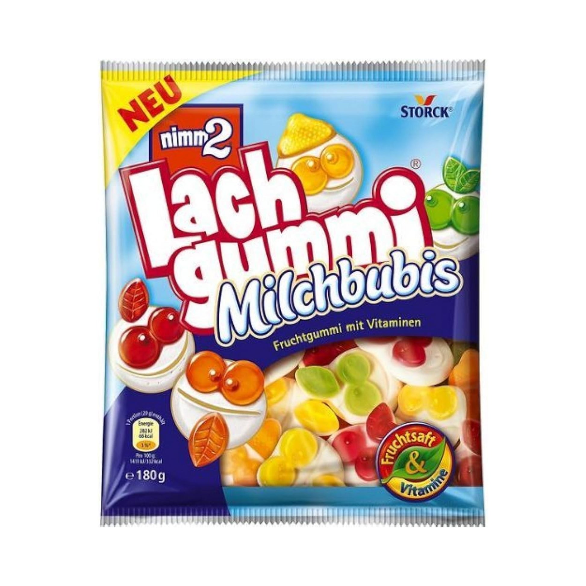 Nimm2 Lachgummi Milchbubis 225g foodpipe [Lebensmittel-Lieferservice Rostock]