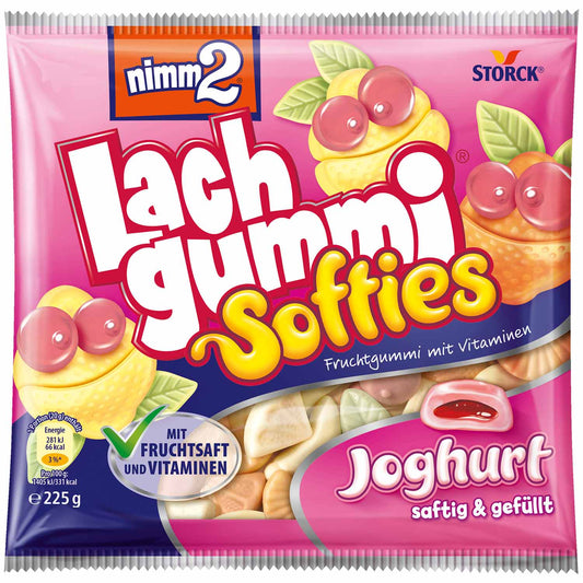 Nimm2 Lachgummi Softies Joghurt 225g foodpipe [Lebensmittel-Lieferservice Rostock]