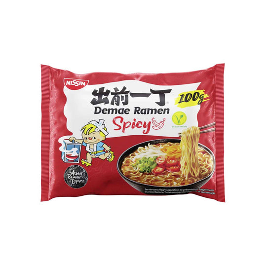 Nissin Demae Ramen Spicy 100g foodpipe [Lebensmittel-Lieferservice Rostock]