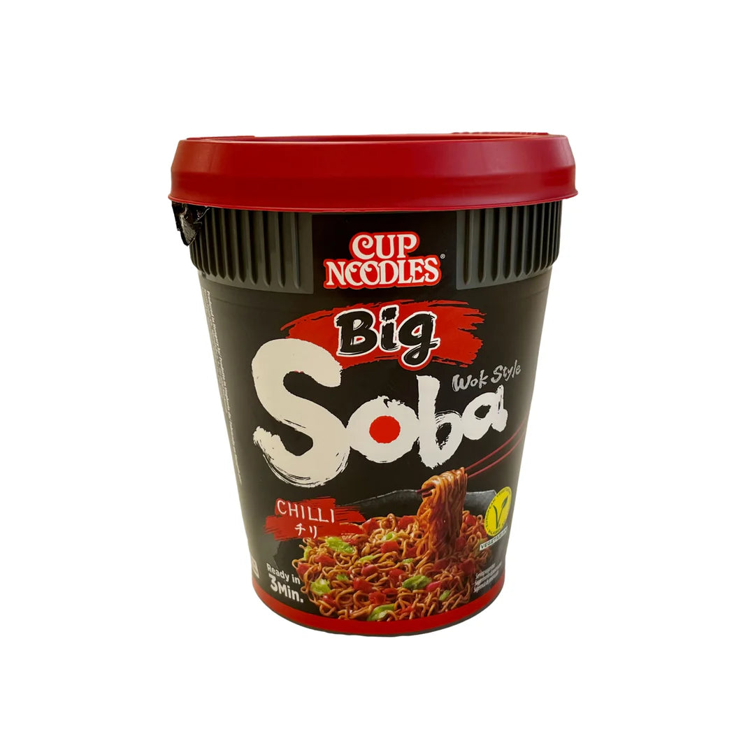 Nissin Soba Cup Big Chili 115g foodpipe [Lebensmittel-Lieferservice Rostock]