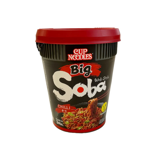 Nissin Soba Cup Big Chili 115g foodpipe [Lebensmittel-Lieferservice Rostock]