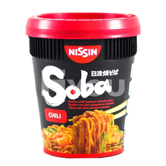 Nissin Soba Cup Chili 92g foodpipe [Lebensmittel-Lieferservice Rostock]