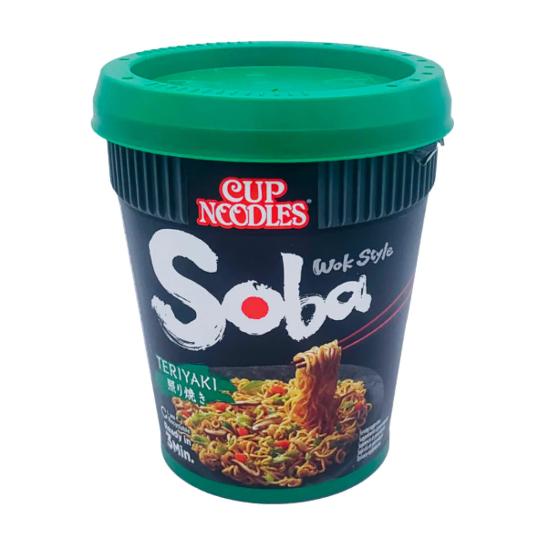 Nissin Soba Cup Teriyaki 90g foodpipe [Lebensmittel-Lieferservice Rostock]