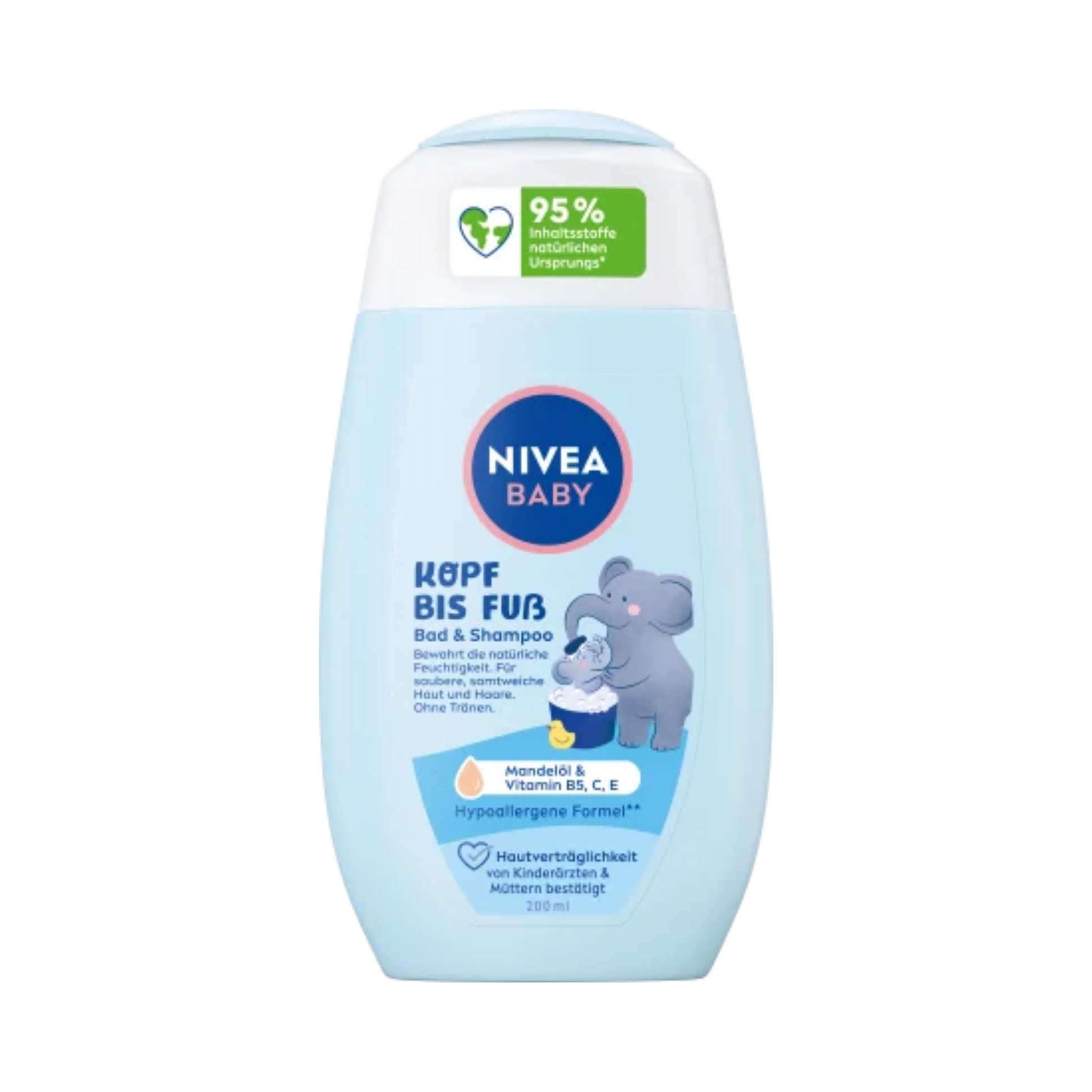 Nivea Baby Kopf bis Fuß Bad & Shampoo 200ml foodpipe [Lebensmittel-Lieferservice Rostock]