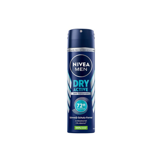 Nivea Men Deospray Dry Active Antitranspirant 150ml foodpipe [Lebensmittel-Lieferservice Rostock]