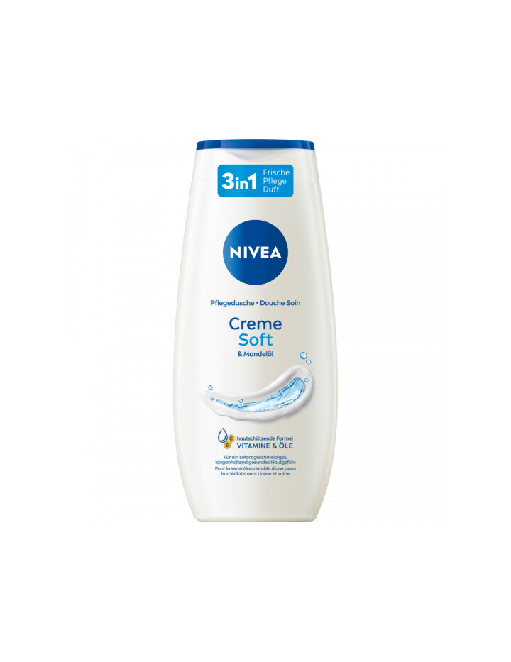 Nivea Pflegedusche Creme Soft&Mandelöl 250ml foodpipe [Lebensmittel-Lieferservice Rostock]