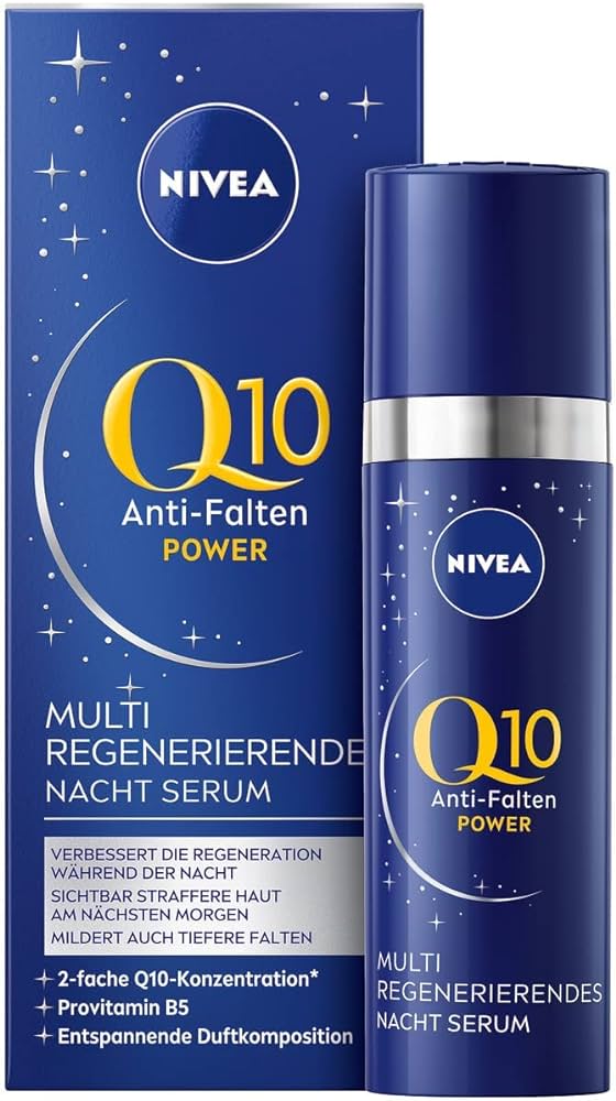 Nivea Q10 Power Anti Falten Regenerierendes Nacht Serum 30ml foodpipe [Lebensmittel-Lieferservice Rostock]