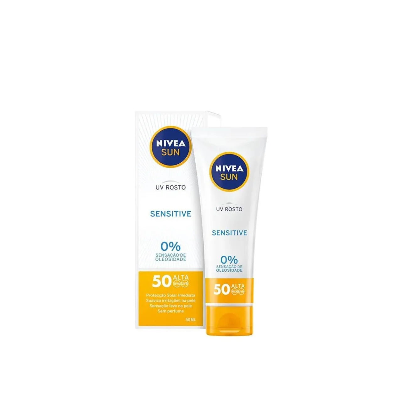 Nivea Sun Face Creme Sensitive UV-Filter LSF50 50ml foodpipe [Lebensmittel-Lieferservice Rostock]