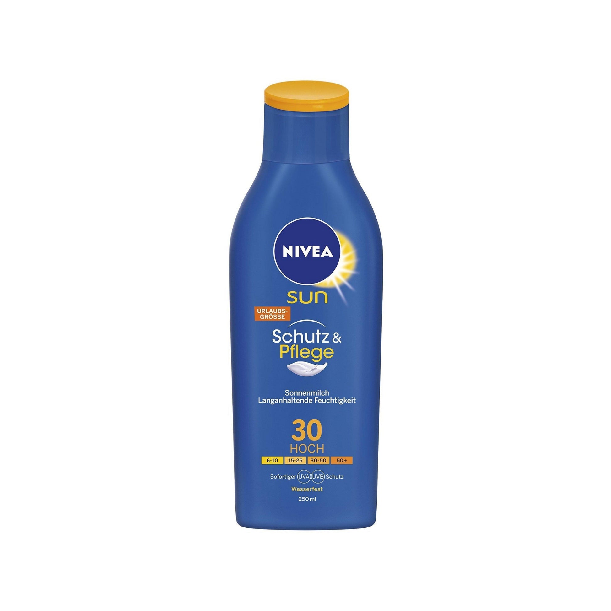 Nivea Sun Sonnenmilch Schutz&Pflege LSF30 250ml foodpipe [Lebensmittel-Lieferservice Rostock]