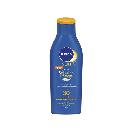 Nivea Sun Sonnenmilch Schutz&Pflege LSF30 250ml foodpipe [Lebensmittel-Lieferservice Rostock]