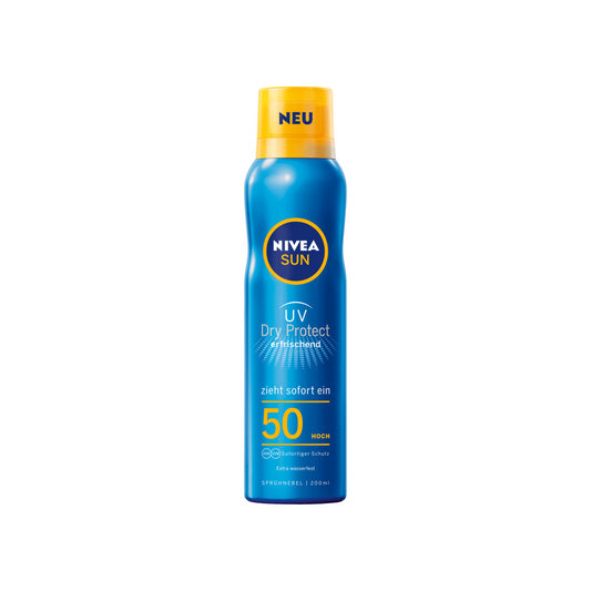 Nivea Sun UV Dry Protect Spray LF50 200ml foodpipe [Lebensmittel-Lieferservice Rostock]