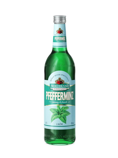 Nordbrand Nordhausen Pfefferminzlikör 18% 0,7l foodpipe [Lebensmittel-Lieferservice Rostock]