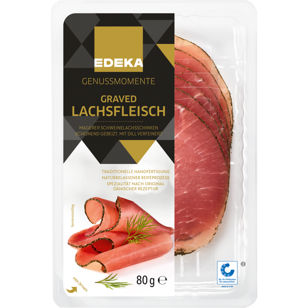 Nordfrischen Graved Lachsfleisch gepökelt 300g foodpipe [Lebensmittel-Lieferservice Rostock]