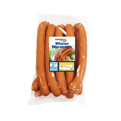 Nordisch Wiener Würstchen 10x75g foodpipe [Lebensmittel-Lieferservice Rostock]