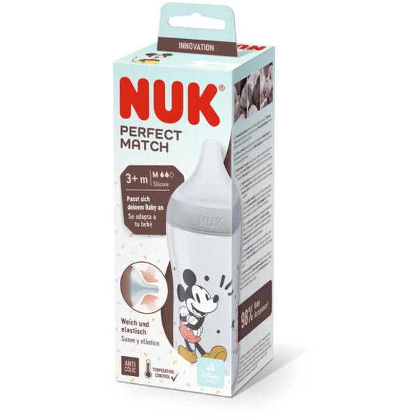 Nuk Babyflasche Perfect Match mit Temperature Control 260ml foodpipe [Lebensmittel-Lieferservice Rostock]