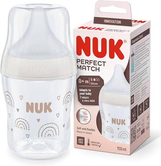 Nuk Babyflasche Perfect Match mit Temperature Control 150ml foodpipe [Lebensmittel-Lieferservice Rostock]