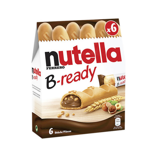 Nutella B-Ready 6ST 132g foodpipe [Lebensmittel-Lieferservice Rostock]