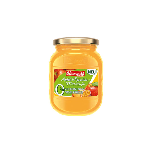 Odenwald Apfel&Pfirsich-Maracuja 0% Zucker 355g foodpipe Rostock [Lebensmittel-Lieferservice Rostock]