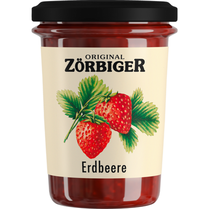 Original Zörbiger Erdbeer Fruchtaufstrich 255g foodpipe [Lebensmittel-Lieferservice Rostock]