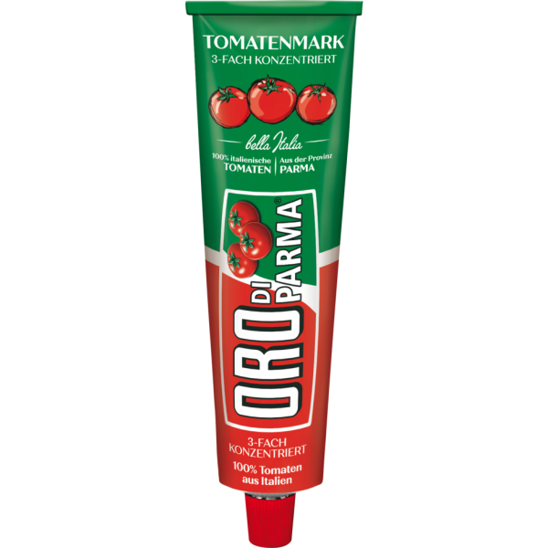 Oro di Parma Tomatenmark Original italienisches dreifach konzentriert 200g foodpipe [Lebensmittel-Lieferservice Rostock]