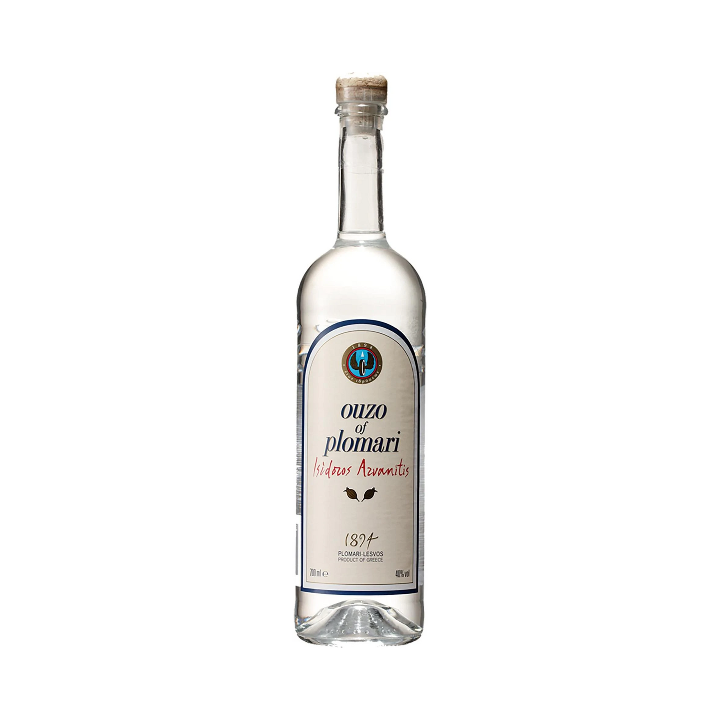 Ouzo Plomari 40% 0,7l foodpipe [Lebensmittel-Lieferservice Rostock]