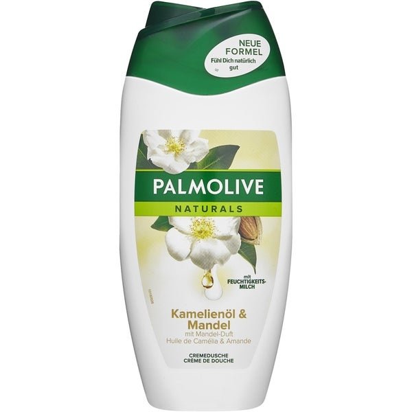 Palmolive Cremedusche Naturals Kamelienöl und Mandel mit Feuchtigkeitsmilch 250ml foodpipe [Lebensmittel-Lieferservice Rostock]