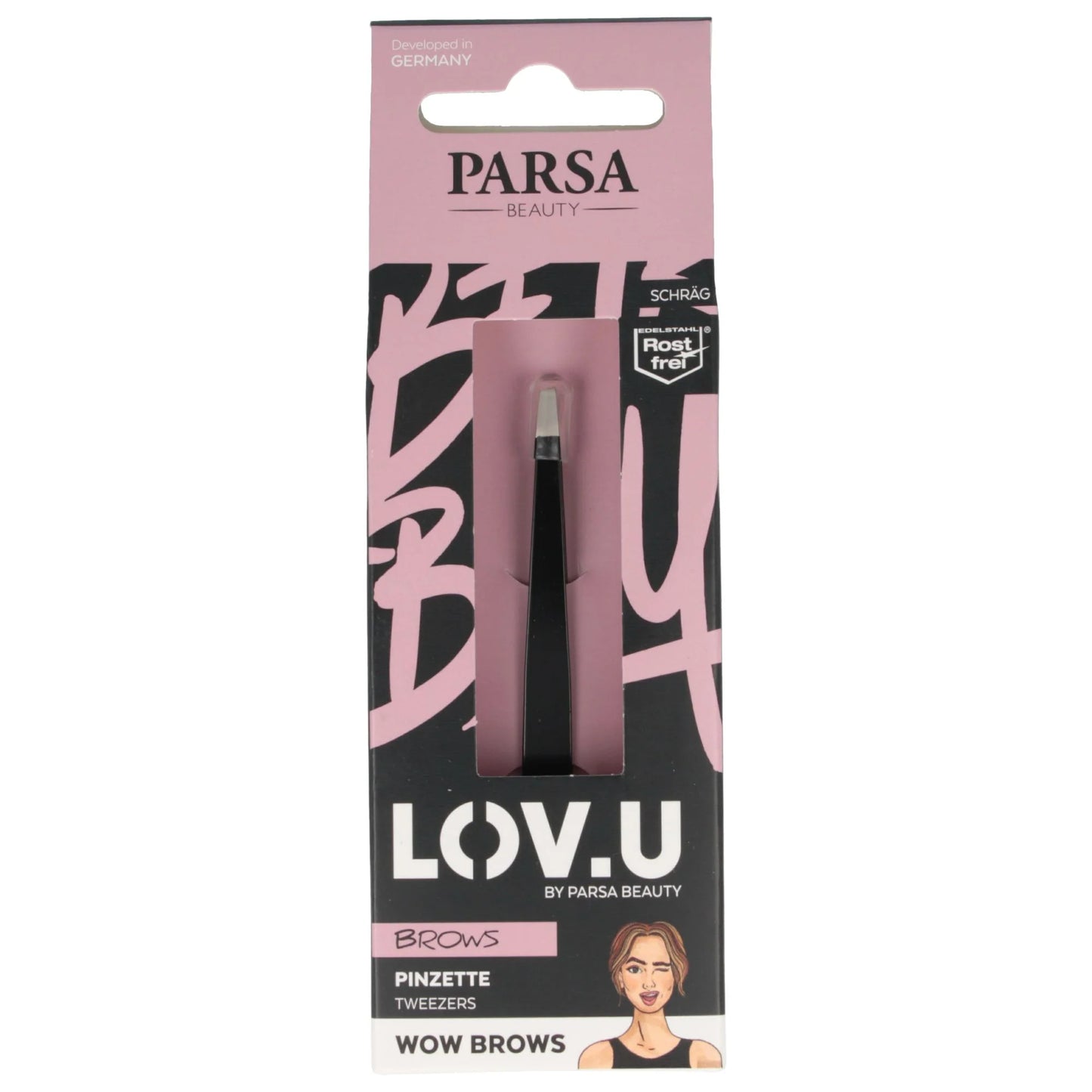 Parsa LOV.U Pinzette schwarz foodpipe [Lebensmittel-Lieferservice Rostock]