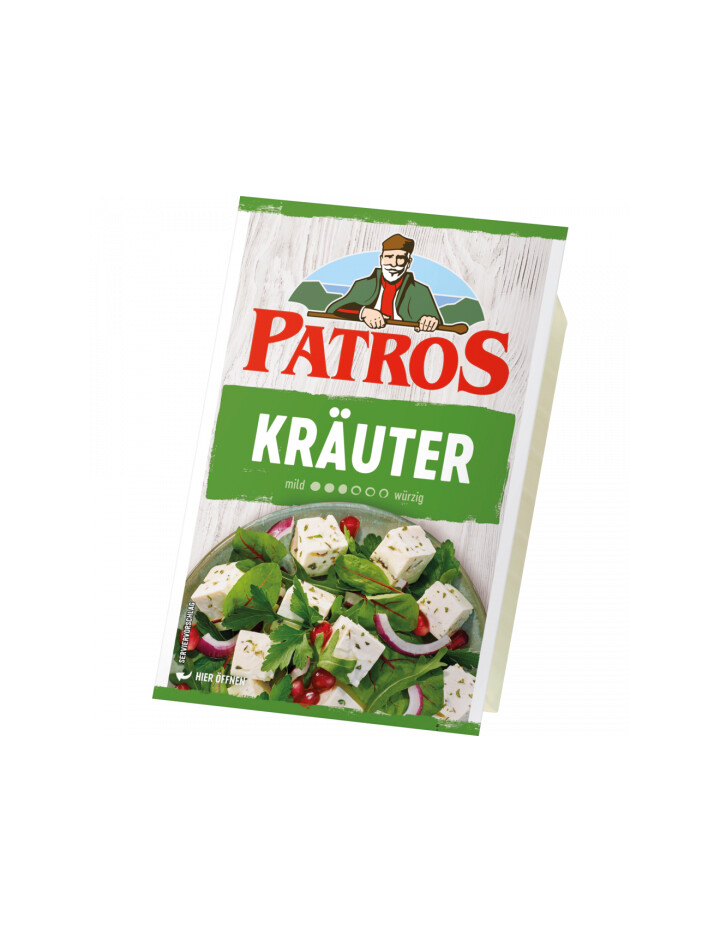 Patros mit Hirtenkräuter 52%Fett i.Tr.150g foodpipe [Lebensmittel-Lieferservice Rostock]