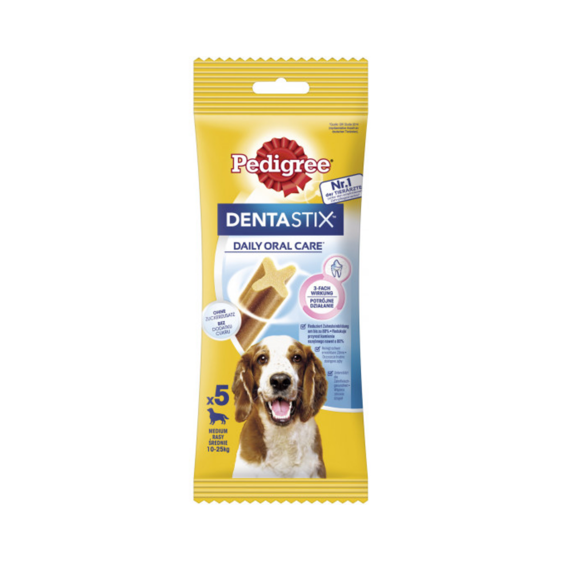 Pedigree Dentastix Daily Oral Care für mittelgroße Hunde 5ST 128g foodpipe [Lebensmittel-Lieferservice Rostock]