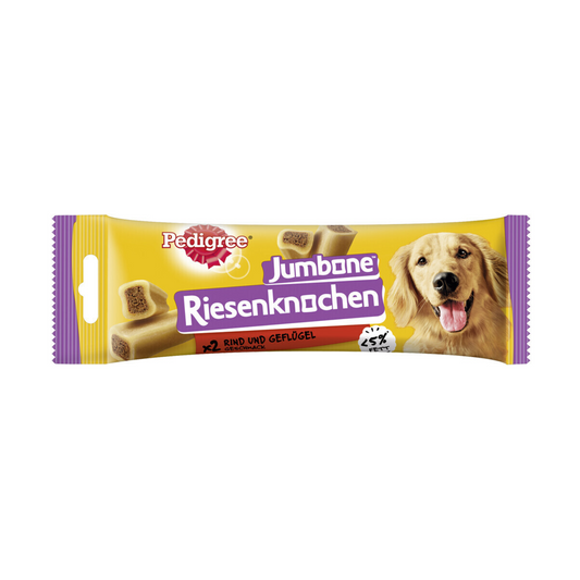 Pedigree Jumbone Riesenknochen Medium mit Rind und Geflügel 180g foodpipe [Lebensmittel-Lieferservice Rostock]