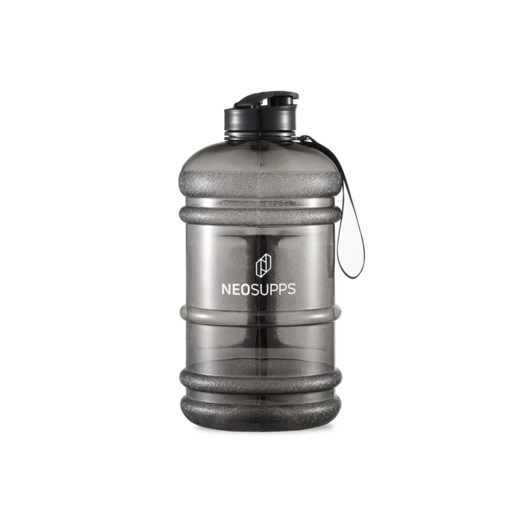 Neosupps Trinkflasche anthrazit 2,2l