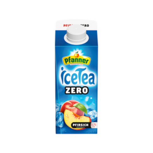 Pfanner Eistee Pfirsich Zero 0,75l EW