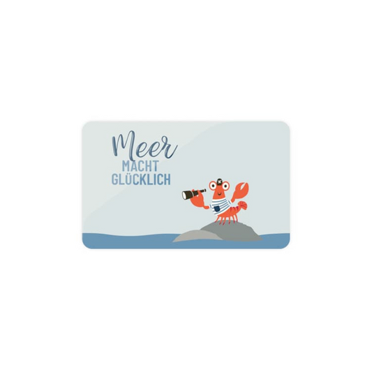Geschenk für Dich Brettchen Krabbe 23,5x14,5cm
