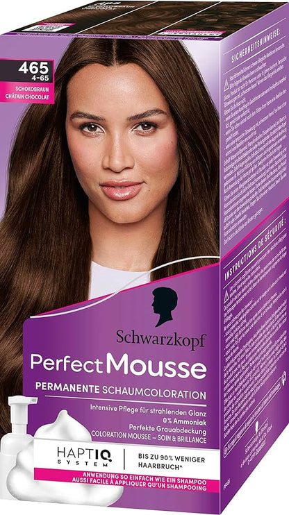 Perfect Mousse Permanente Schaumcoloration 465/4-65 schokobraun foodpipe [Lebensmittel-Lieferservice Rostock]