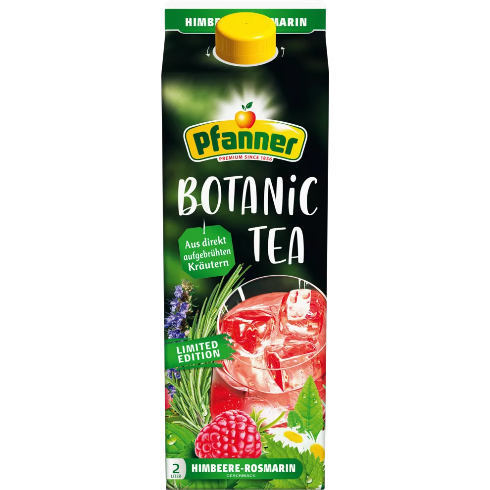 Pfanner Botanic Tea Himbeer-Rosmarin 2l EW foodpipe [Lebensmittel-Lieferservice Rostock]