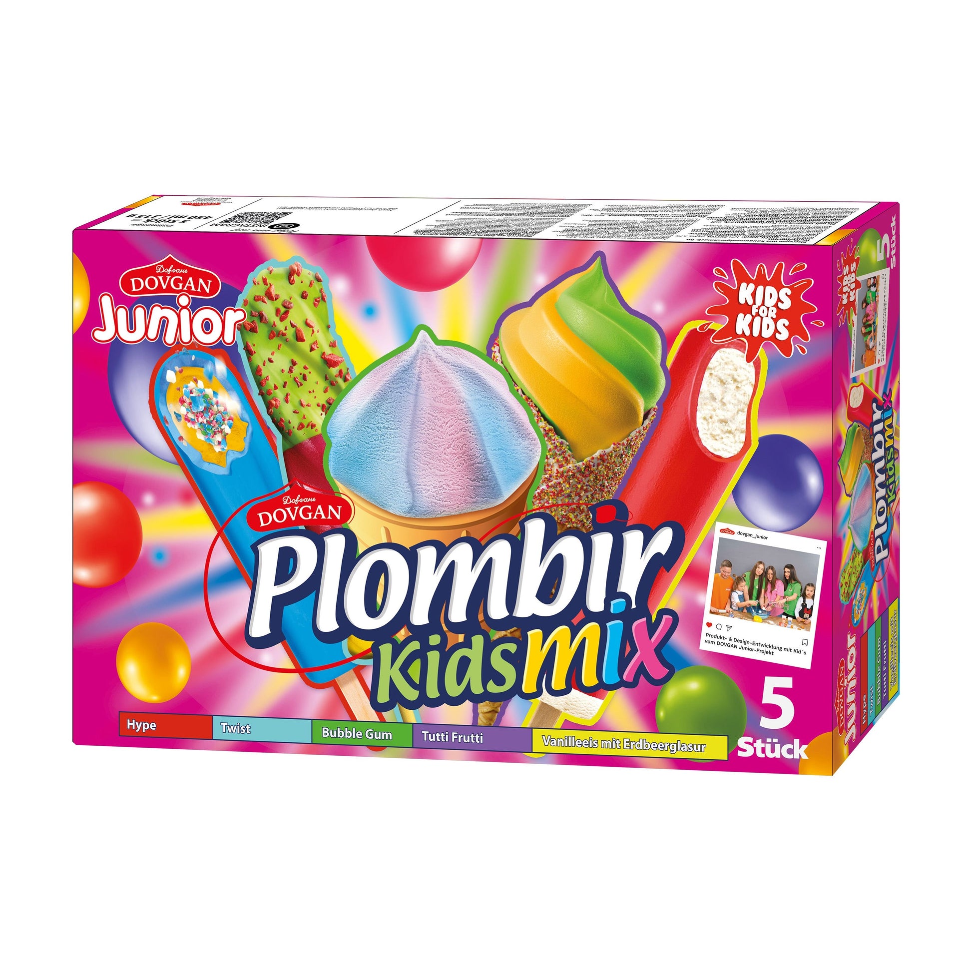 Plombir Kidsmix 450ml foodpipe [Lebensmittel-Lieferservice Rostock]