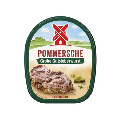 Pommersche Gutsleberwurst grob im Becher 125g foodpipe [Lebensmittel-Lieferservice Rostock]