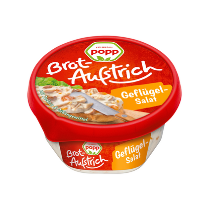 Popp Brot Geflügelsalat 150g foodpipe [Lebensmittel-Lieferservice Rostock]