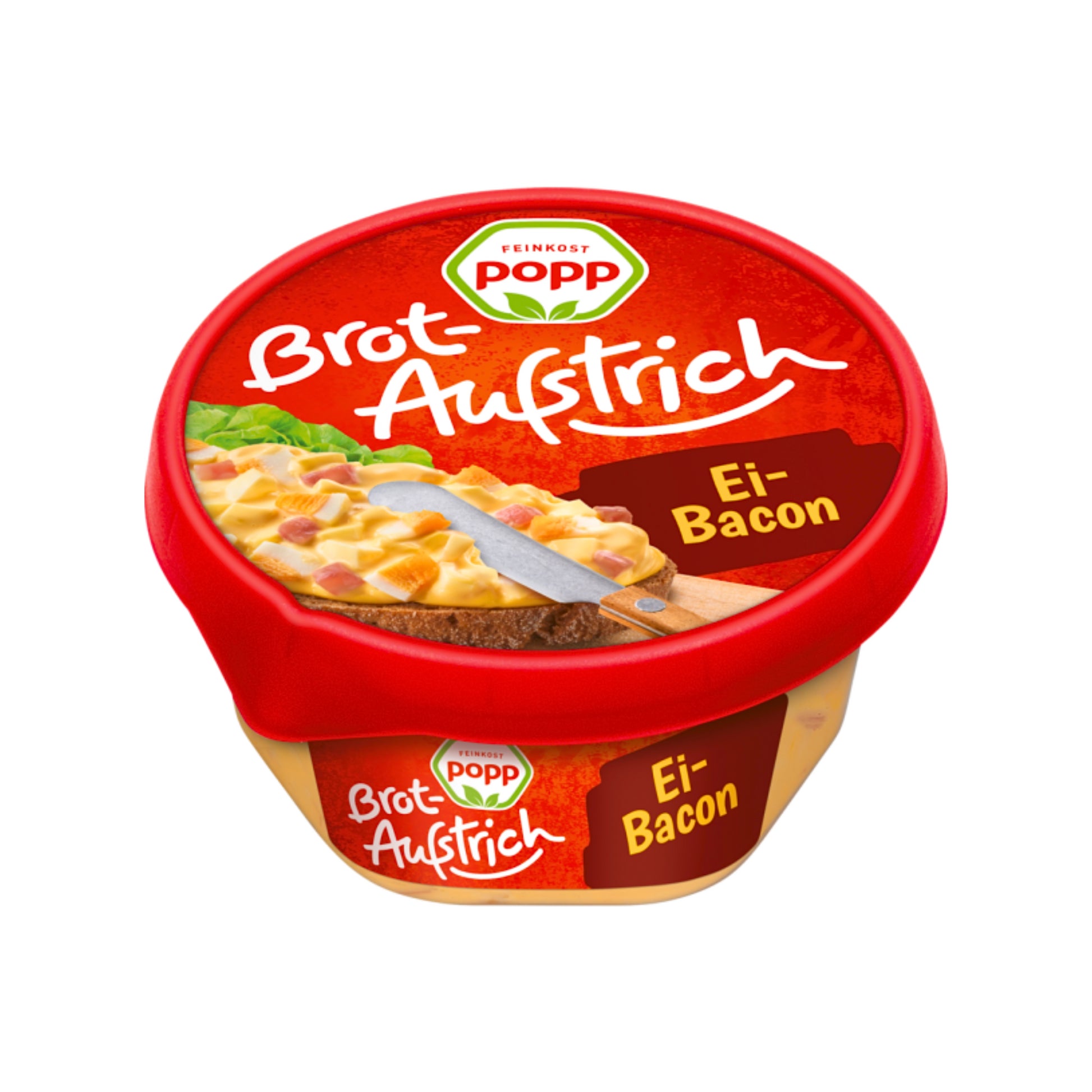 Popp Brotaufstrich Ei/Bacon 150g foodpipe [Lebensmittel-Lieferservice Rostock]
