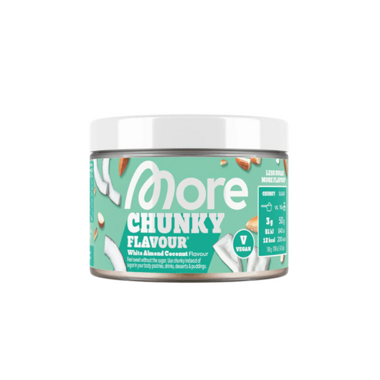 More Chunky Flavour White Almond Coconut 90g