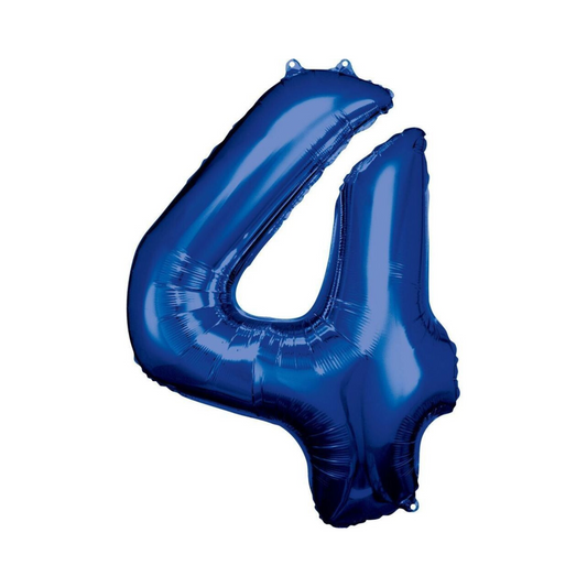 Amscan Folienballon medium blau Nr.4