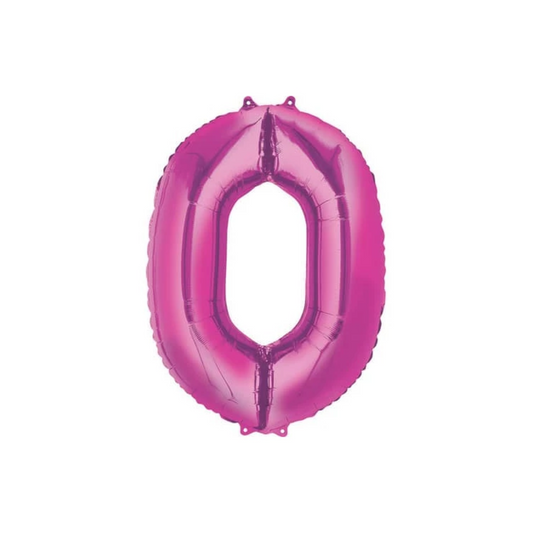 Amscan Folienballon medium pink Nr.0