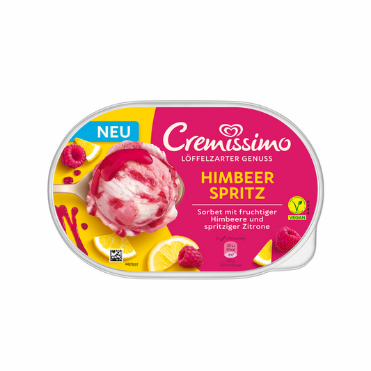 Langnese Cremissimo Himbeer Spritz Eis 825ml